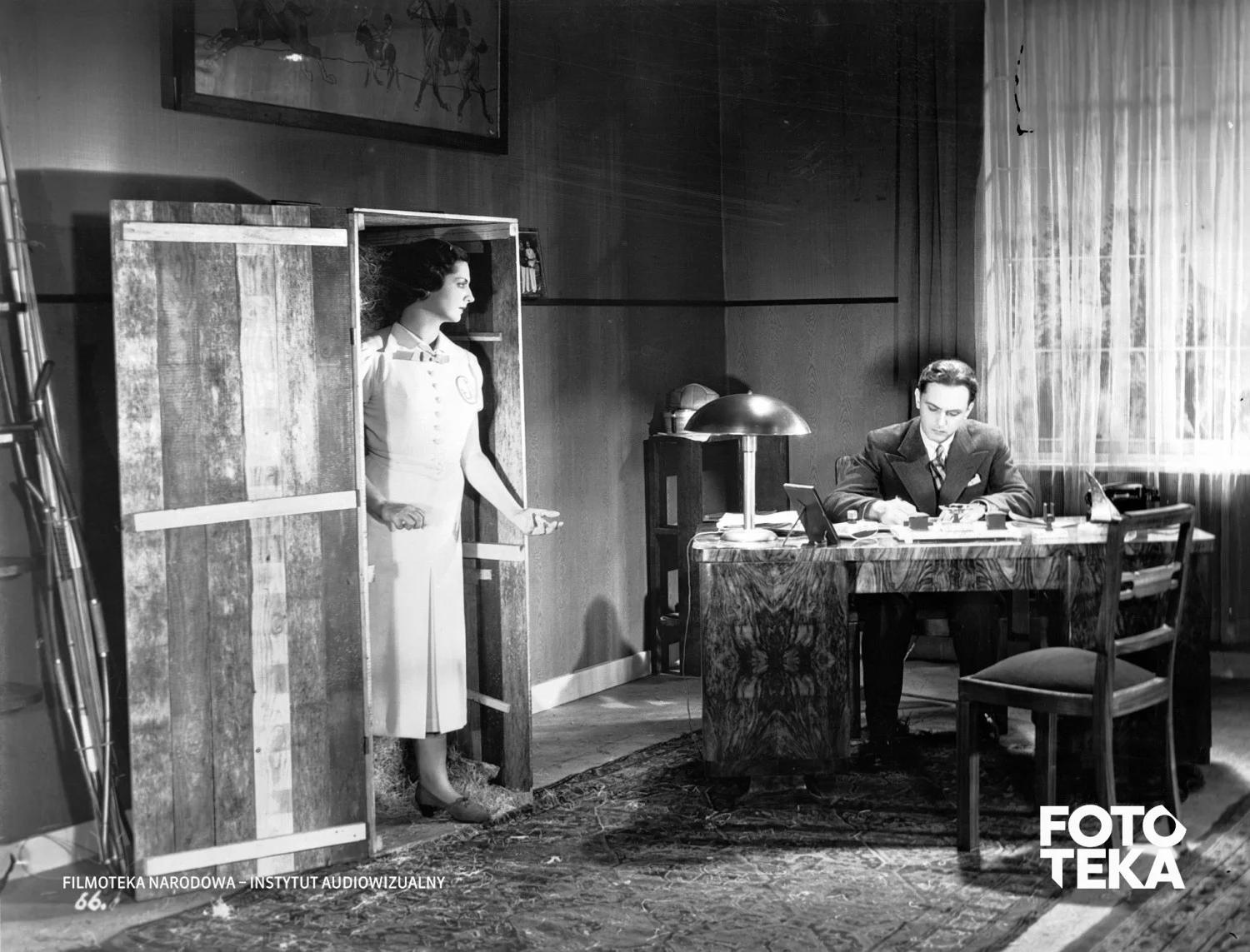 Jadwiga Smosarska i Aleksander Żabczyński w filmie „Jadzia” z 1936 roku w reż. Mieczysława Krawicza, domena publiczna/FINA