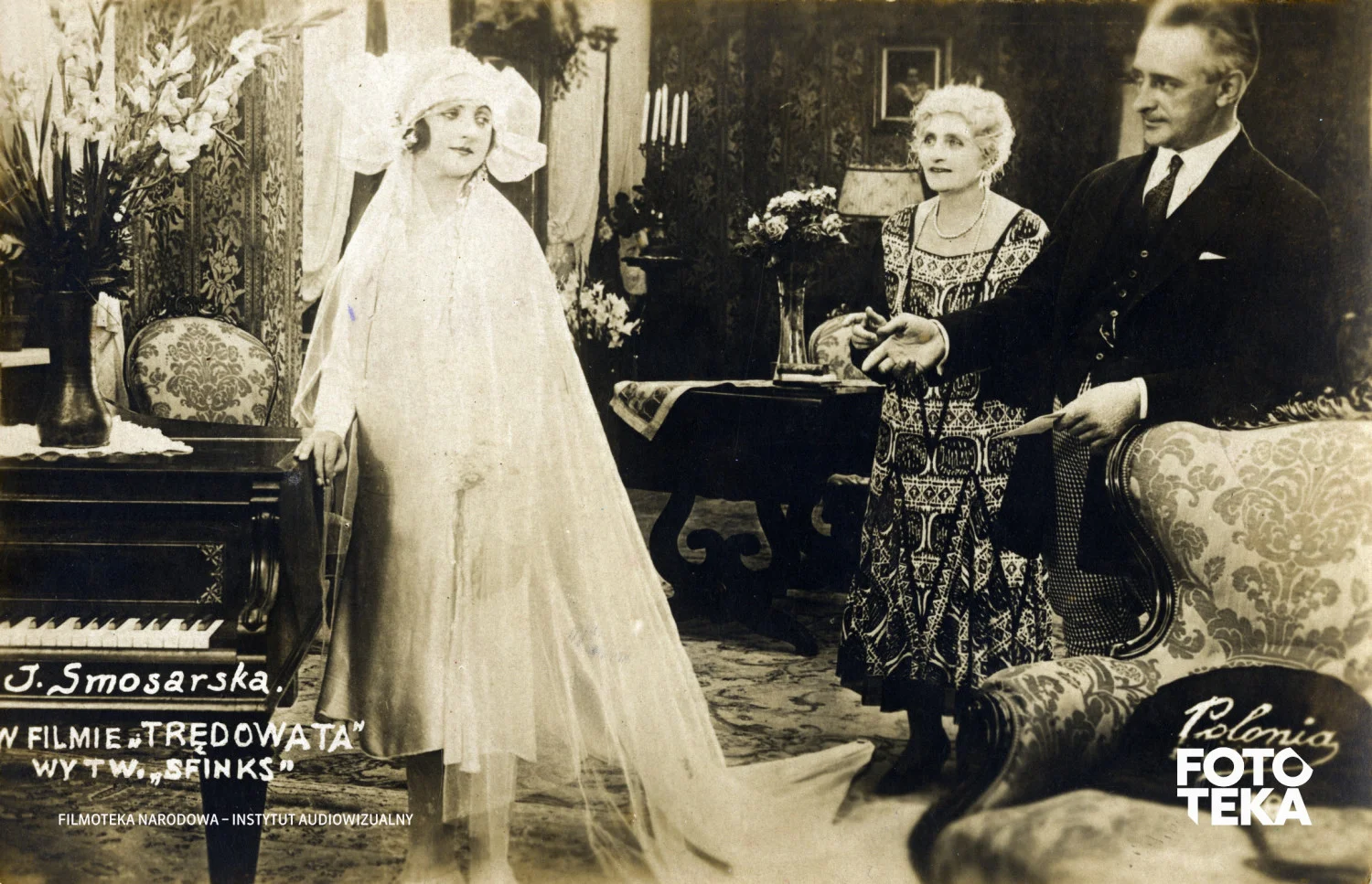„Trędowata” - fotos z filmu z , 1926 r. w reż. Edwarda Puchalskiego, Józefa Węgrzyna