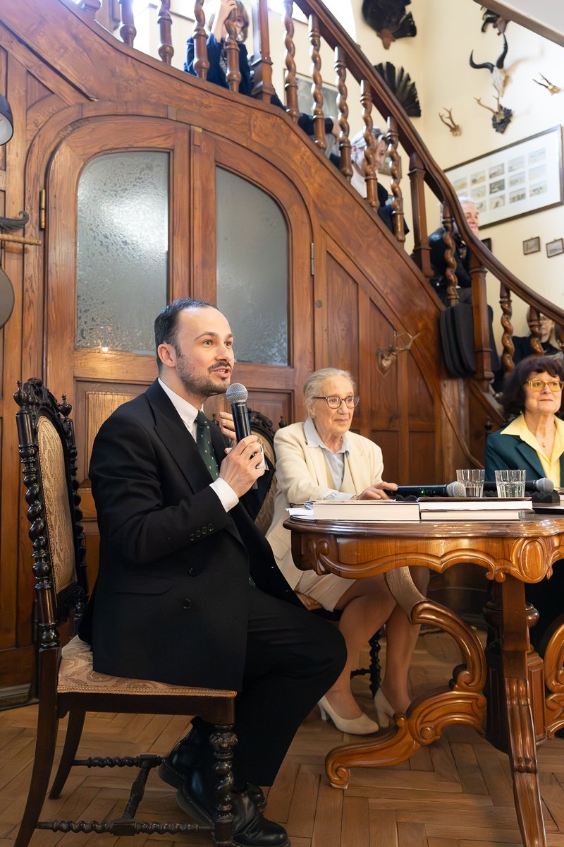 spotkanie z Mają Komorowską (w środku), z lewej Maciej Koszewski ze Stawiska, z prawej prof. Grażyna Stachówna, fot. Magdalena Mitek-Zamęcka