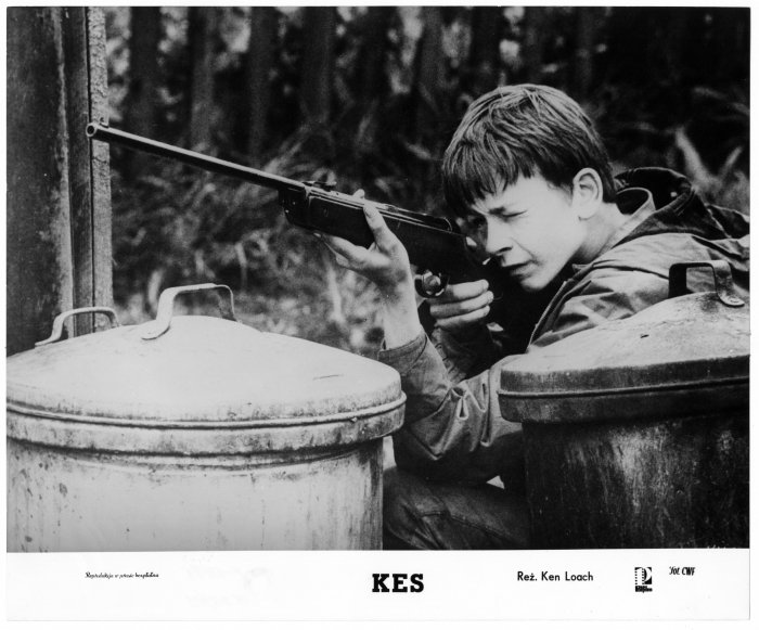 fotos z filmu „Kes”, reż. Ken Loach