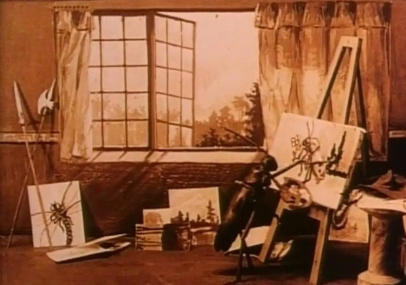 Kadr z animacji "Zemsta kinooperatora" ("Месть кинематографического оператора") (1911)/Wikimedia Commons