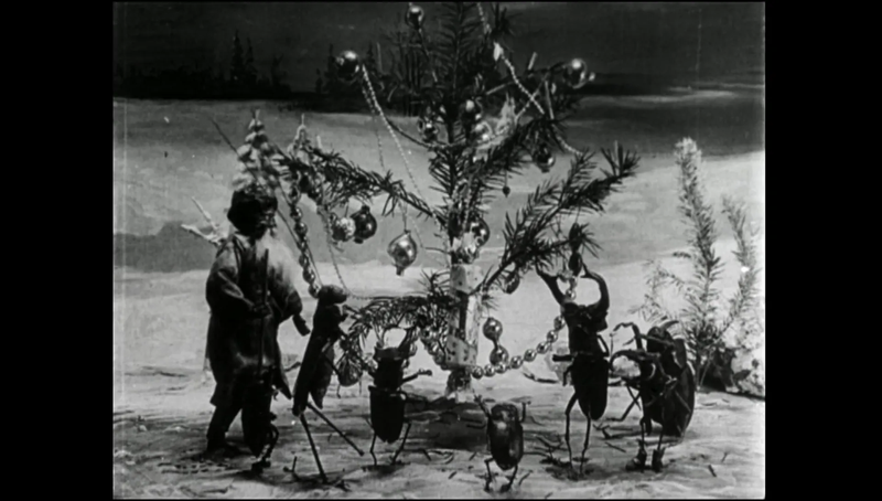 Kadr z filmu „Boże Narodzenie w lesie” (1912) Władysława Starewicza /Wikimedia Commons
