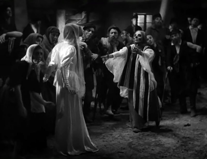 Kadry z filmu „Dybuk” / Źródło: Filmoteka Narodowa - Instytut Audiowizualny