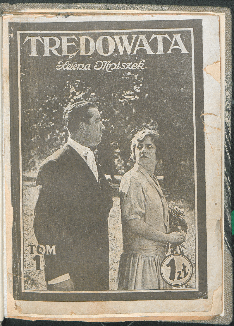 „Trędowata” - okładka książki, źródło: Polona.pl