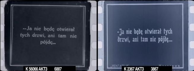 Klatki z różnych kopii filmu „Rok 1983”, reż. Edward Puchalski/FINA