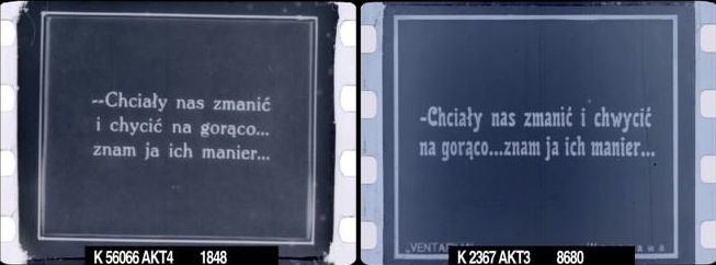 Klatki z różnych kopii filmu „Rok 1983”, reż. Edward Puchalski/FINA