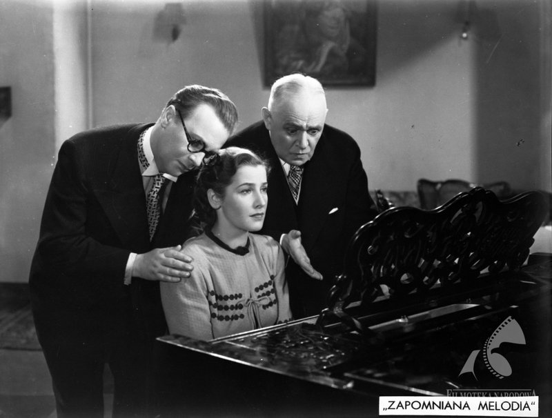 Scena z filmu Jana Fethke i Konrada Toma `Zapomniana melodia` z 1939 roku.