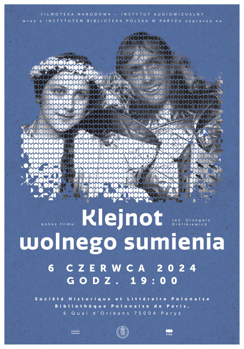 plakat z filmu Klejnot wolnego sumienia