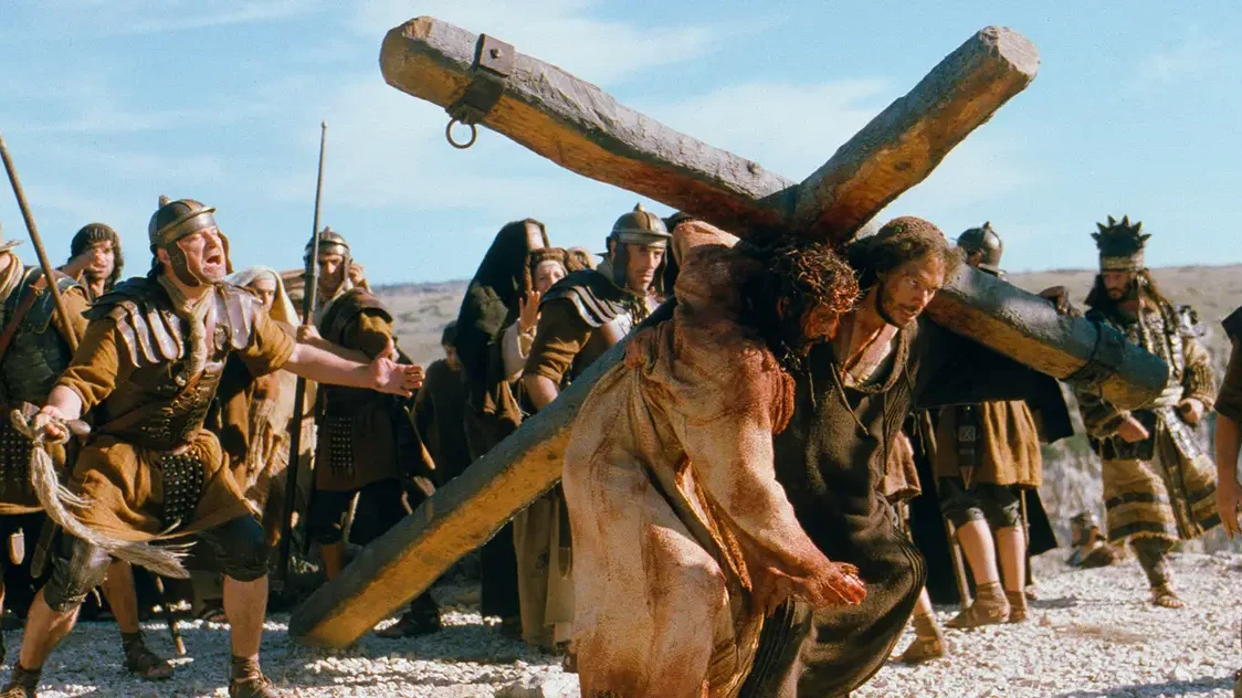 kadr z filmu „Pasja”, reż. Mel Gibson