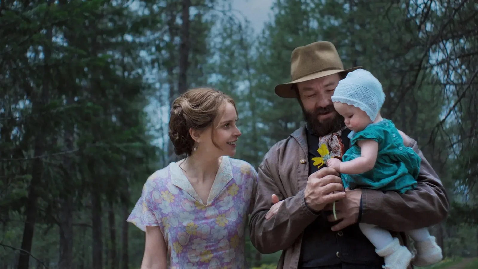 kadr z filmu „Sny o pociągach”, reż. Clint Bentley